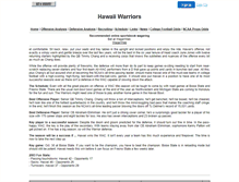 Tablet Screenshot of hawaii-warriors.00sf.com